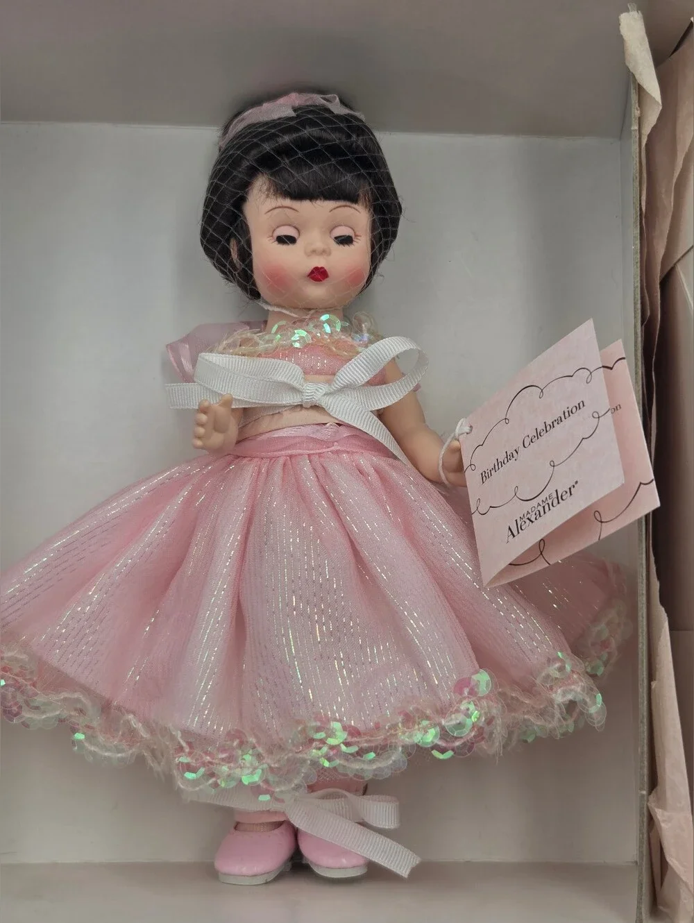 NITB 8-inch collectible brunette Wendy doll from the Madame Alexander